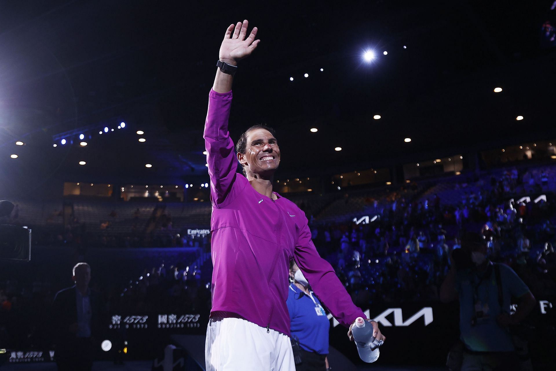 Iga Swiatek was in awe of how Rafael Nadal managed to outlast the younger Daniil Medvedev