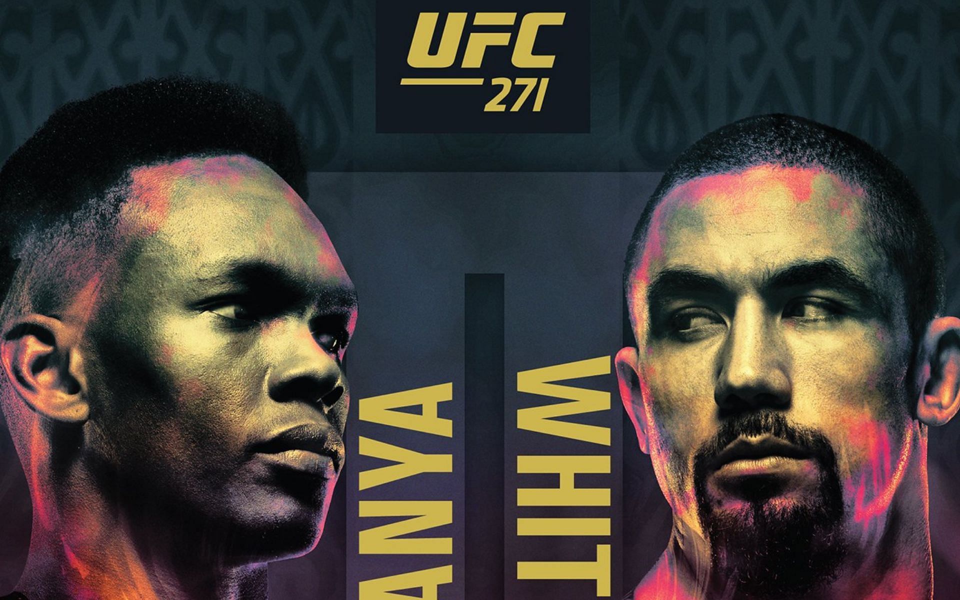 UFC 271 poster via Twitter @UFC