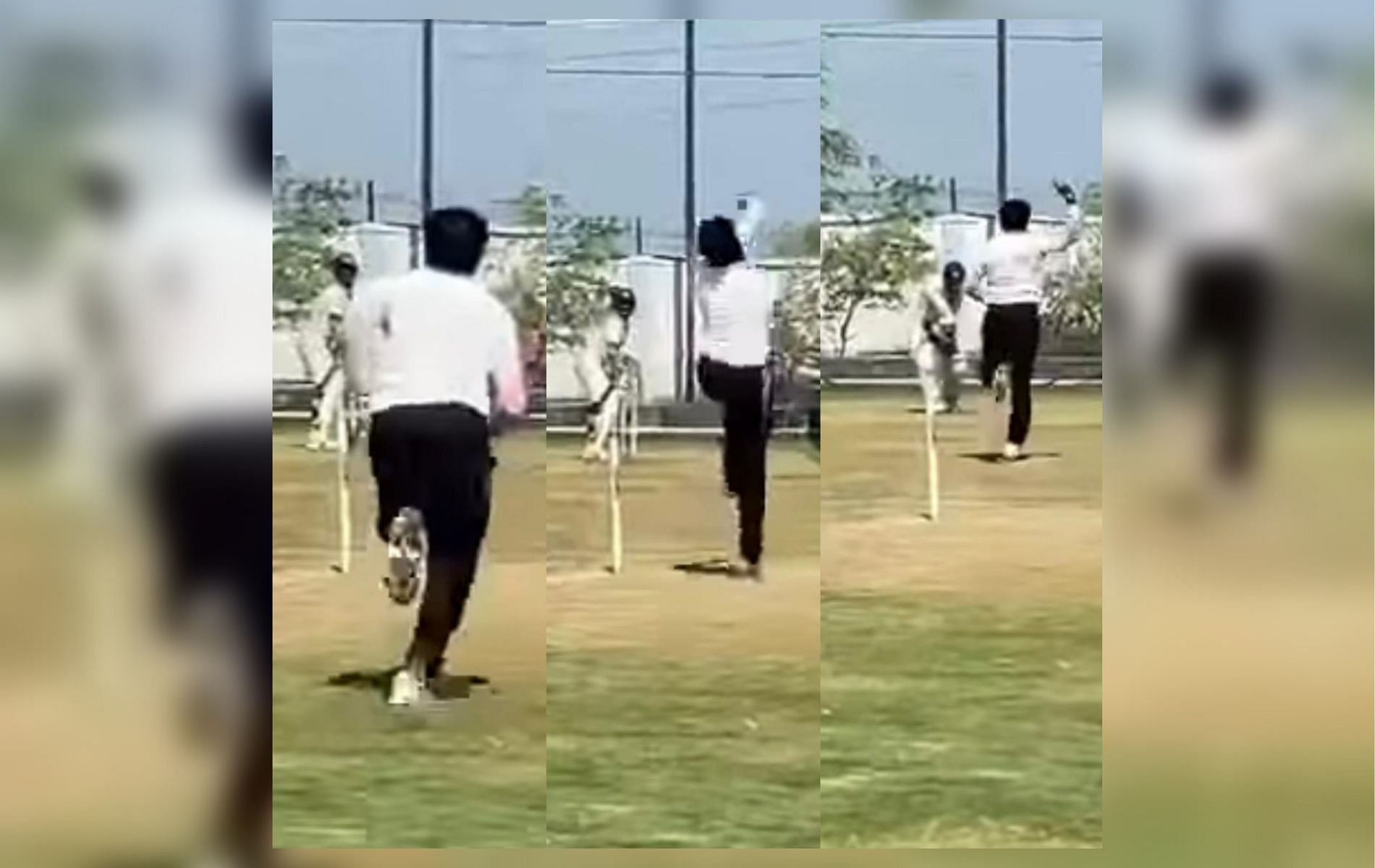 S Sreesanth bowls in the nets. (Image: Instagram)