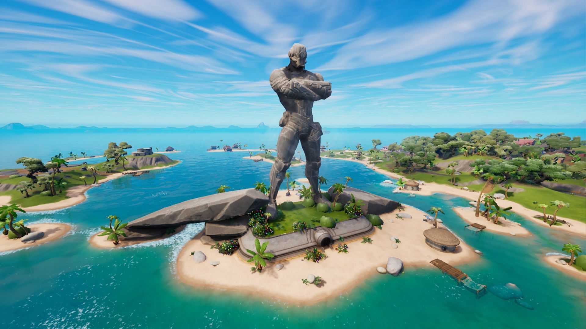 Mighty Monument needs to be visited for a challenge (Image via Epic Games)