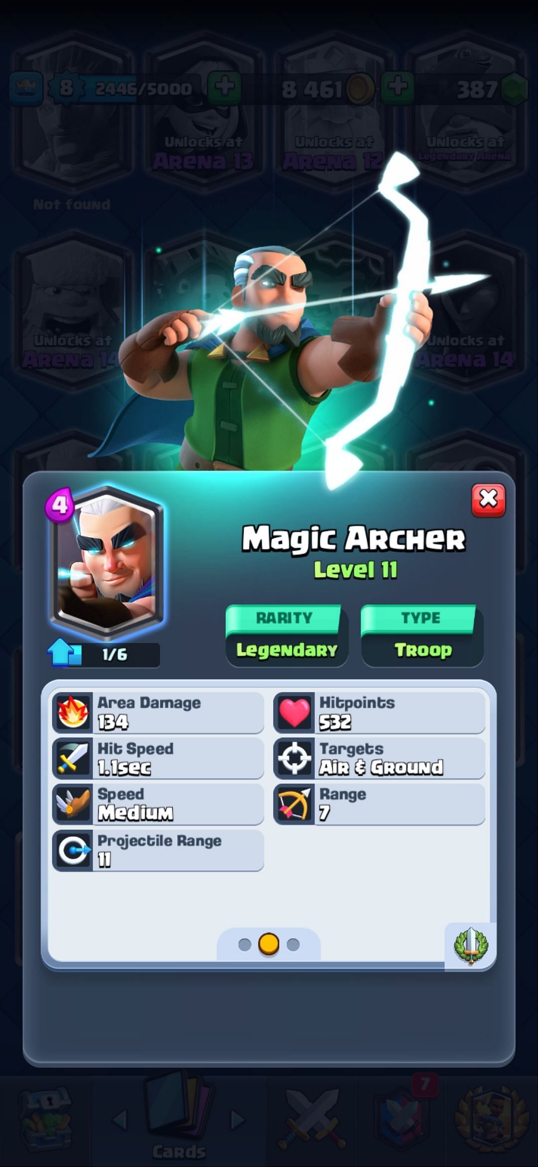 The Magic Archer card (Image via Sportskeeda)