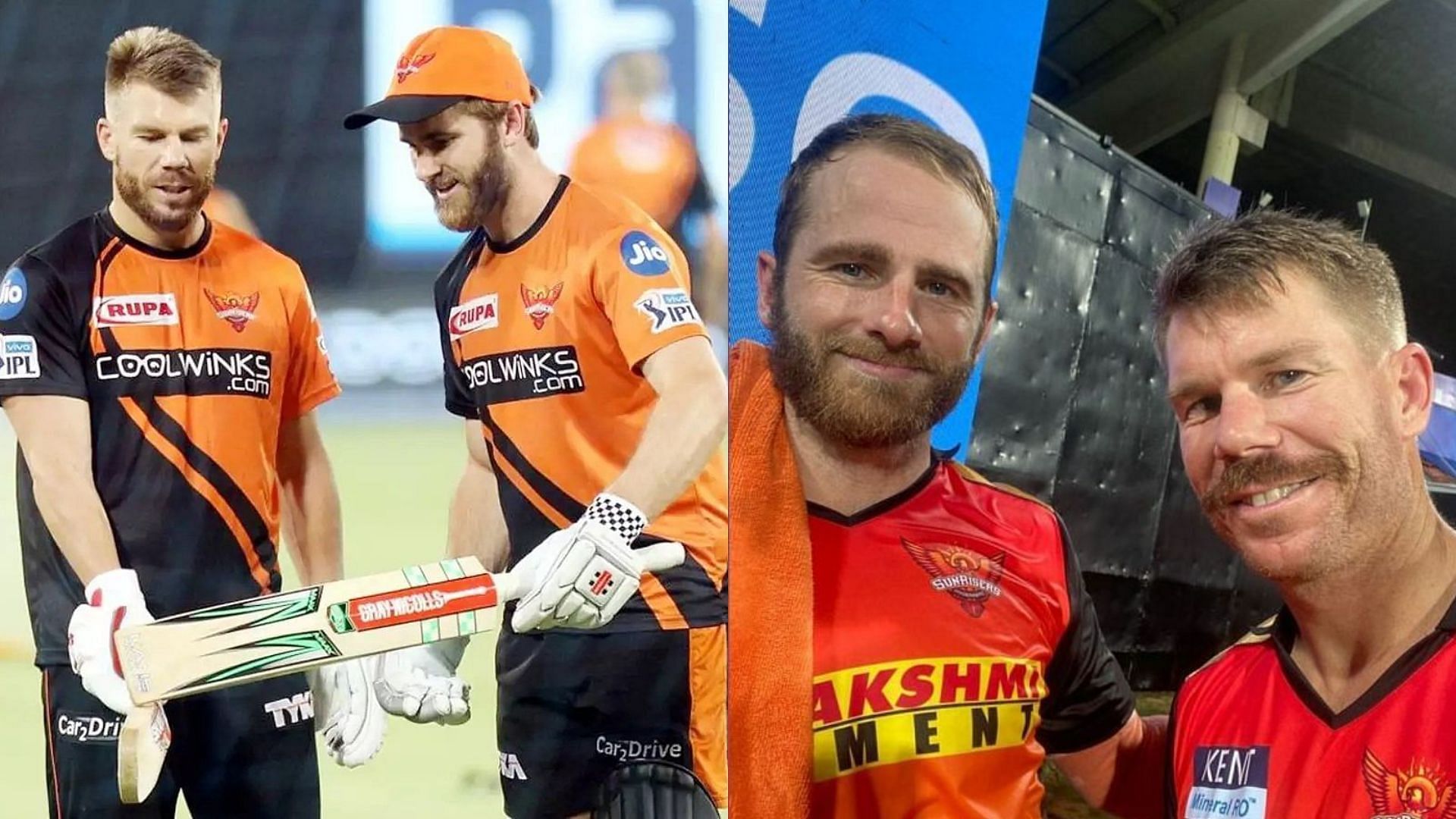 David Warner and Kane Williamson played together for the Sunrisers Hyderabad from 2015 to 2021