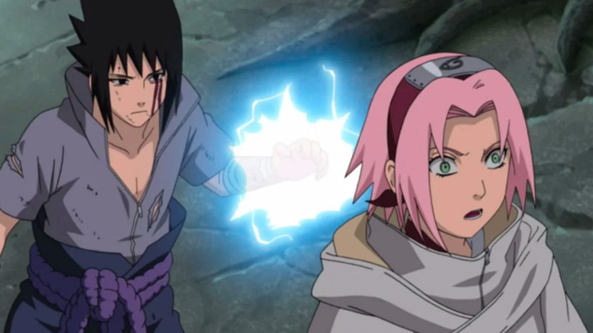 Sasuke backstabs Sakura (Image via Pierrot)