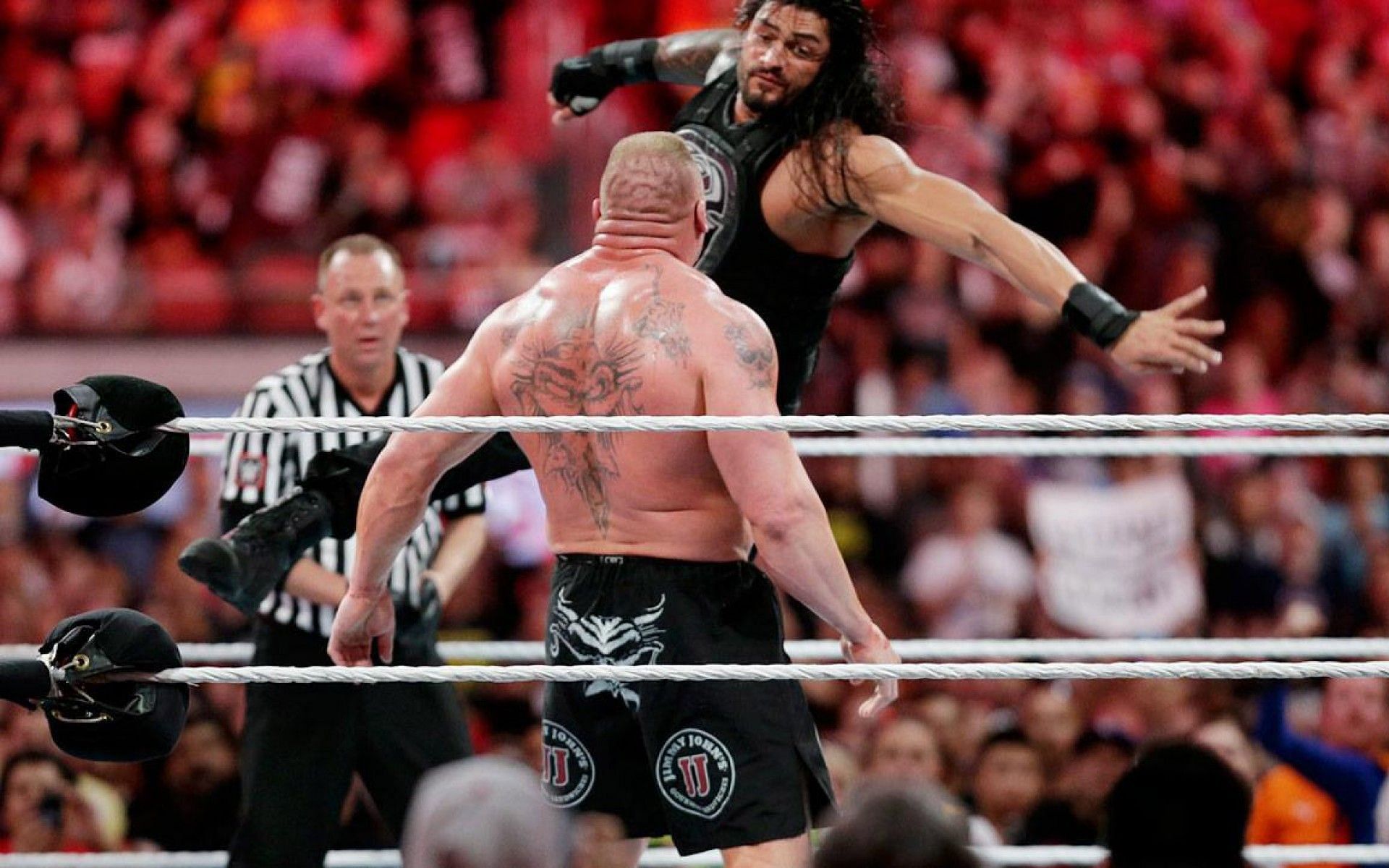 Roman Reigns and Brock Lesnar have gone to war in the past.