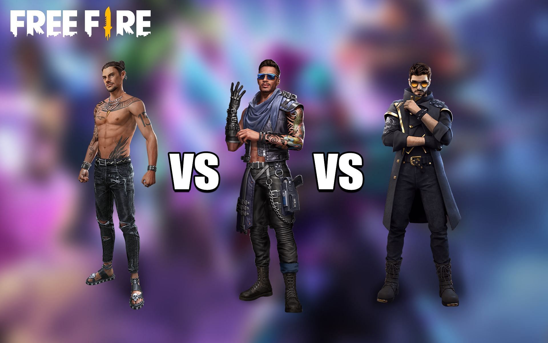 Tip the scales in your favor during a ranked match by using these Free Fire characters (Image via Sportskeeda)