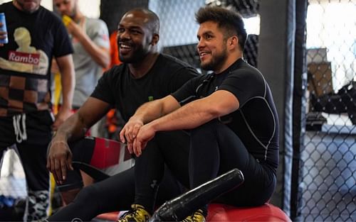 Henry Cejudo and Jon Jones [Photo via @henry_cejudo on Instagram]