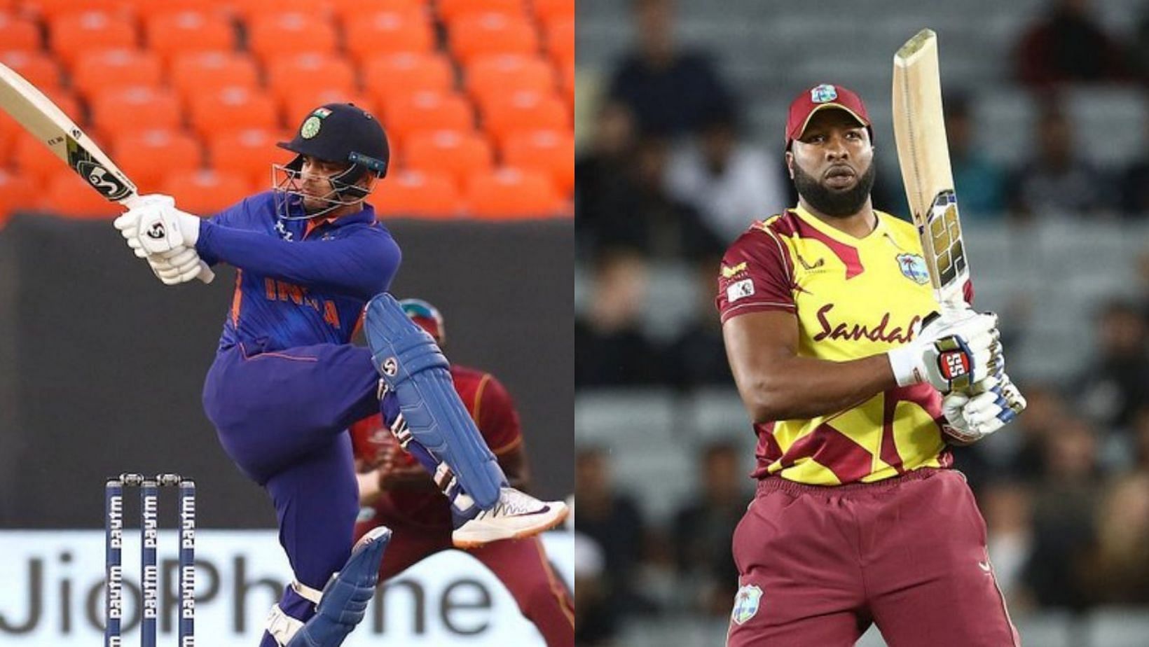 Ishan Kishan (L) and Kieron Pollard won&#039;t feature in the second India vs West Indies ODI.