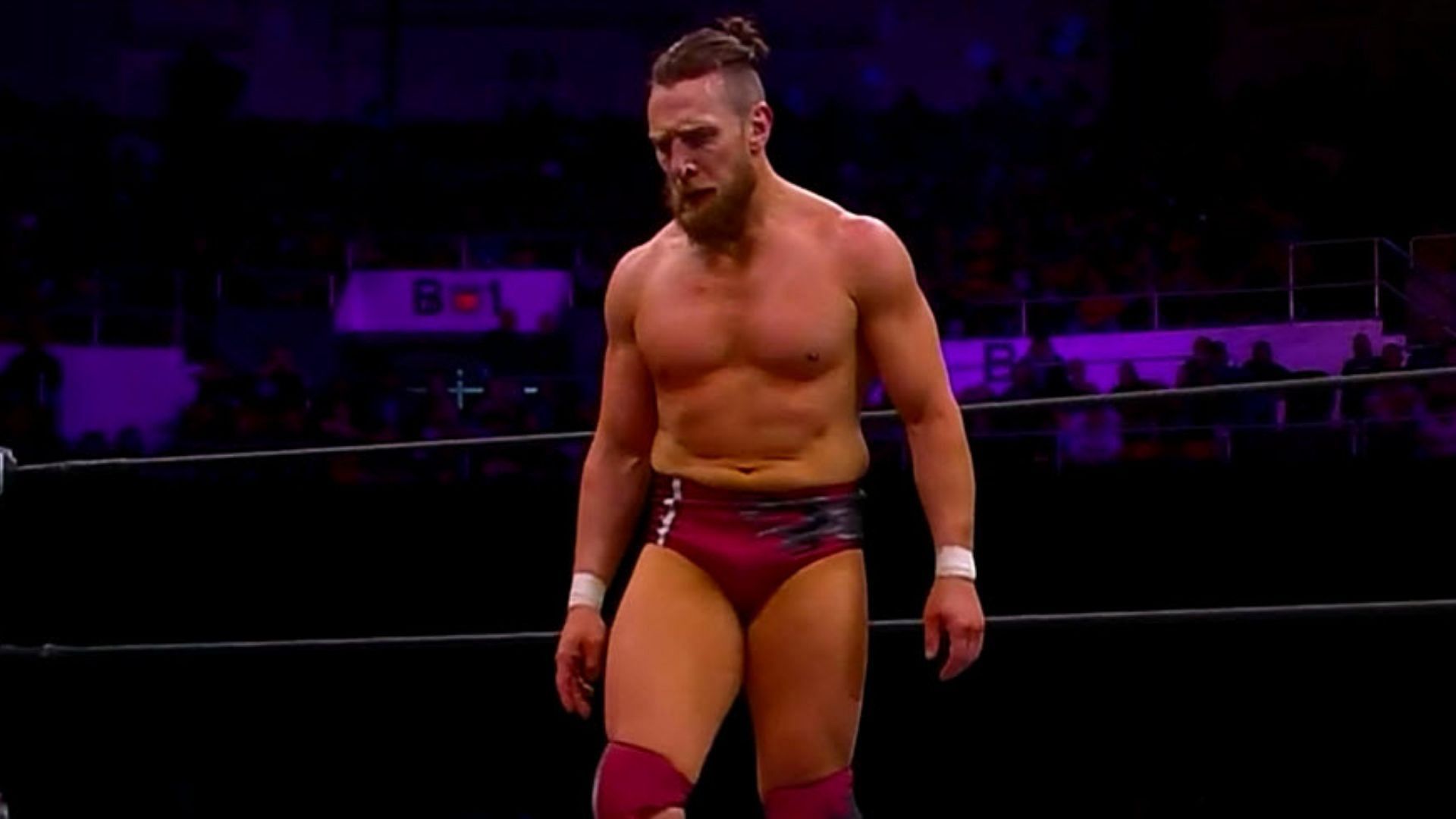 Bryan Danielson during his match with Lee Moriarty on AEW Dynamite
