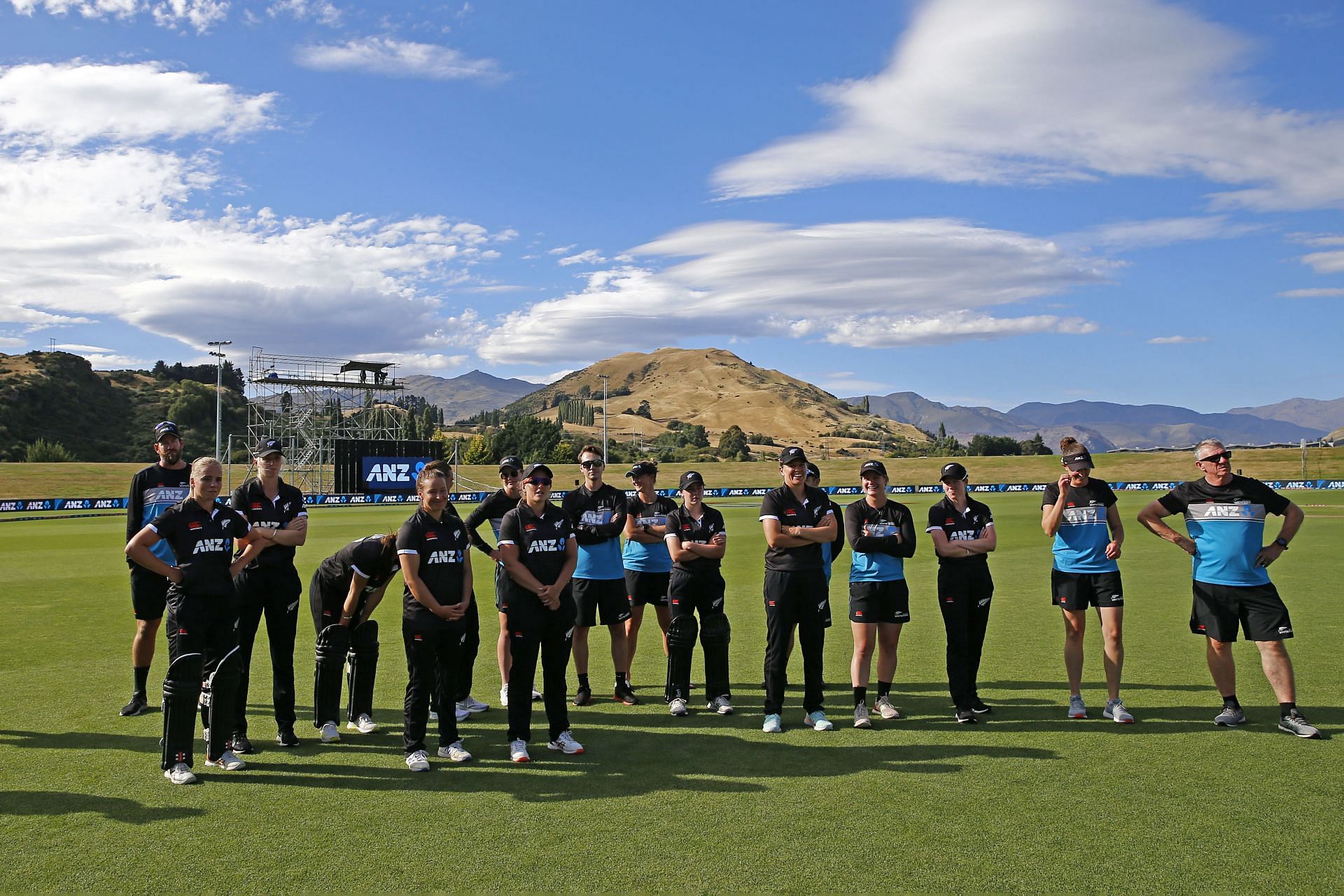 Snap from the second ODI between NZ-W and IN-W.