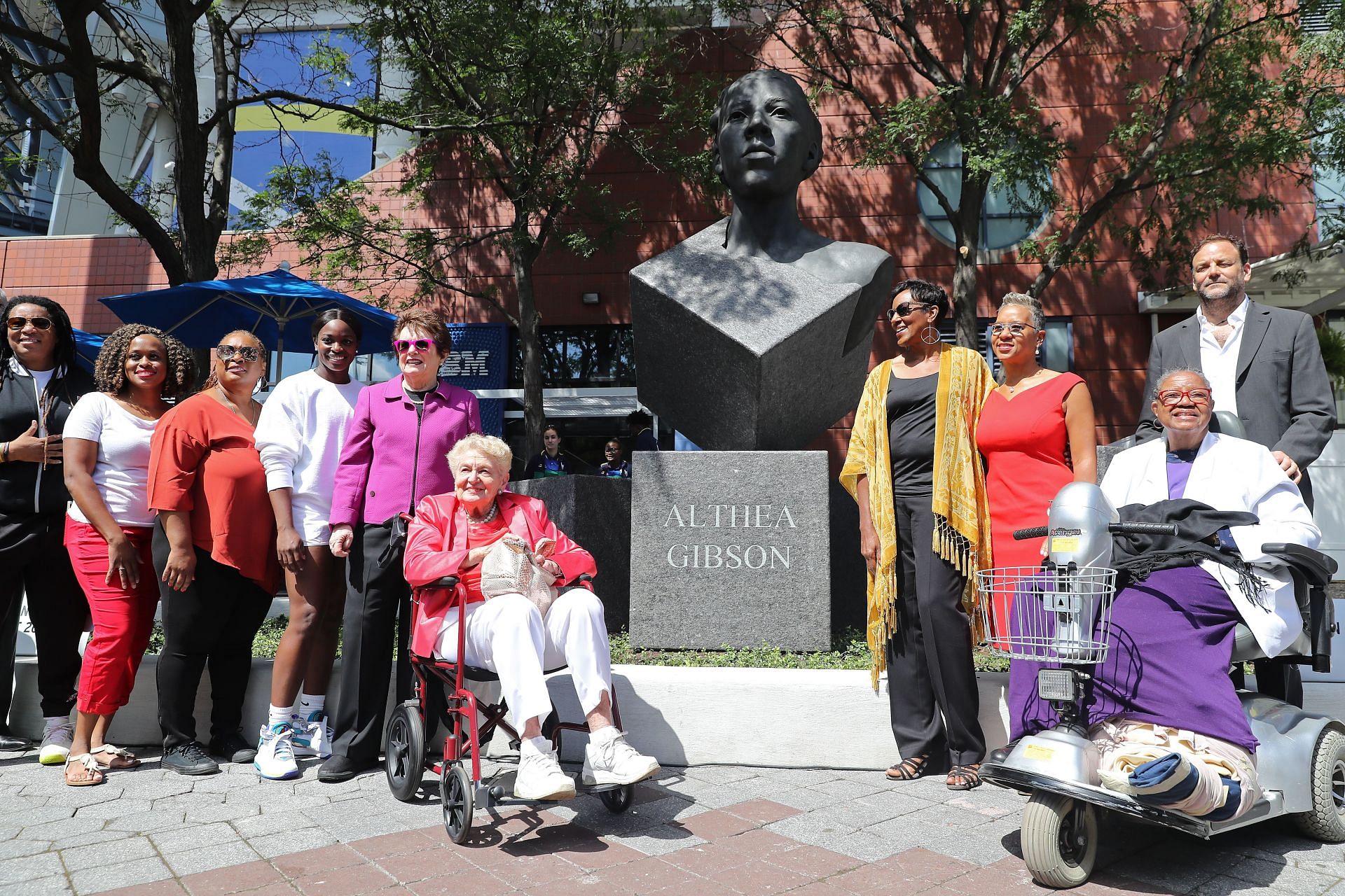 The Althea Gibson statue unveiled in Flushing Meadows