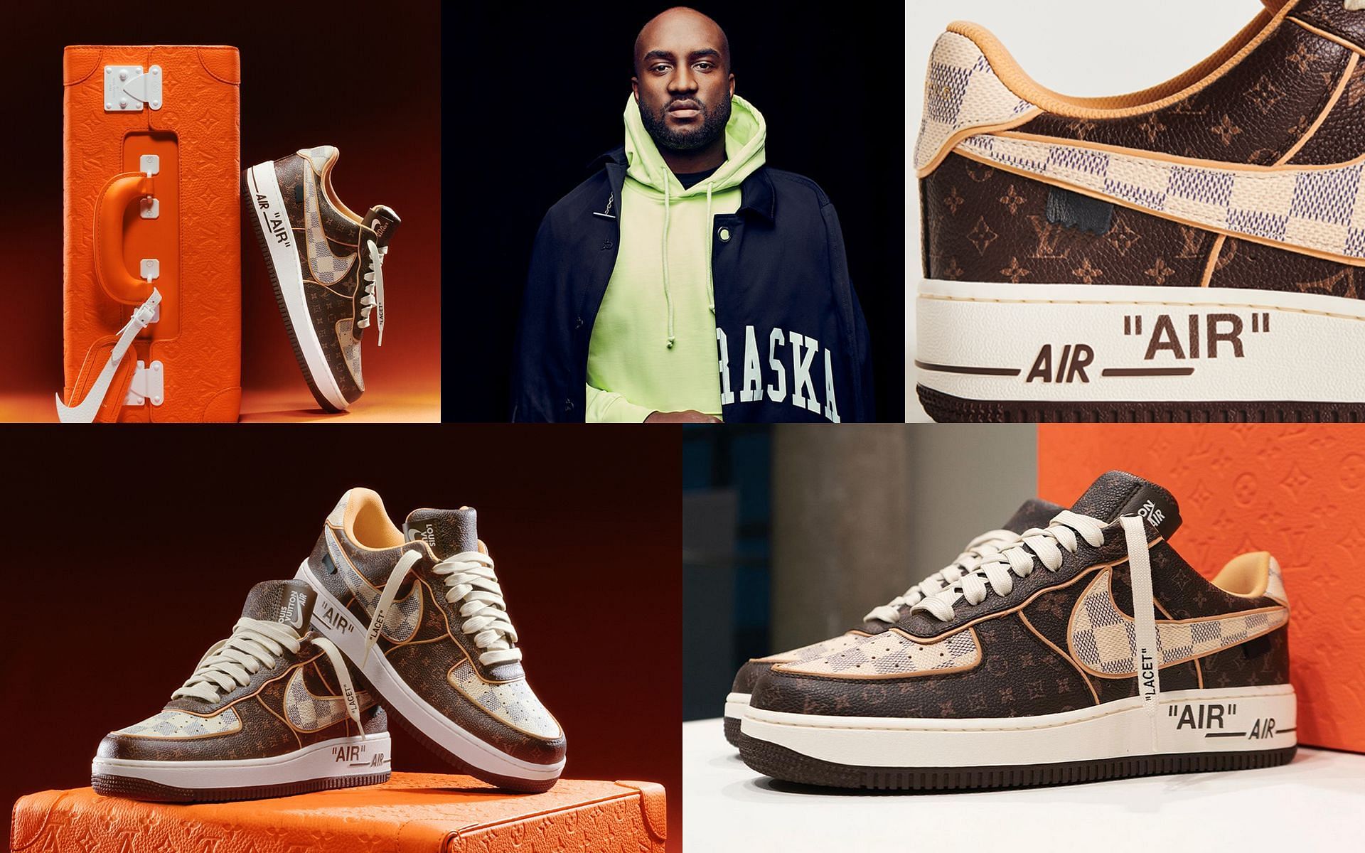 Virgil Abloh's Louis Vuitton x Nike Air Force 1 Auction Prices