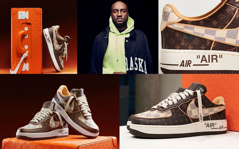 How many Virgil Abloh's Louis Vuitton x Nike sneakers were sold at