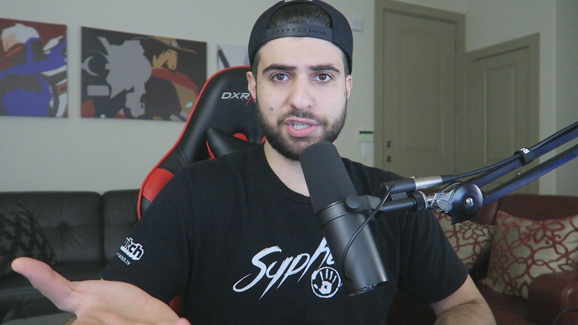 SypherPK admitted to a couple of mischievous actions in his youth over his Fortnite stream (Image via Twitch)