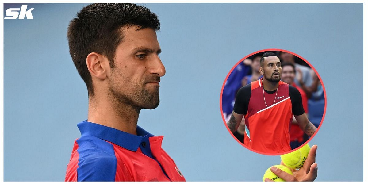 Nick Kyrgios has come out in defense of Novak Djokovic yet again