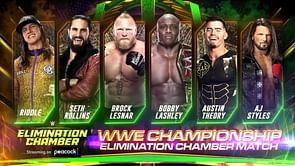 Original plan for WWE Championship Elimination Chamber participants - Reports