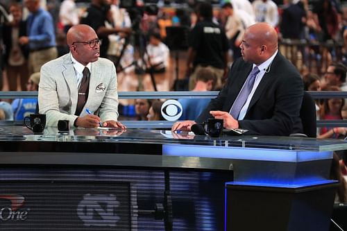 Kenny Smith and Charles Barkley.