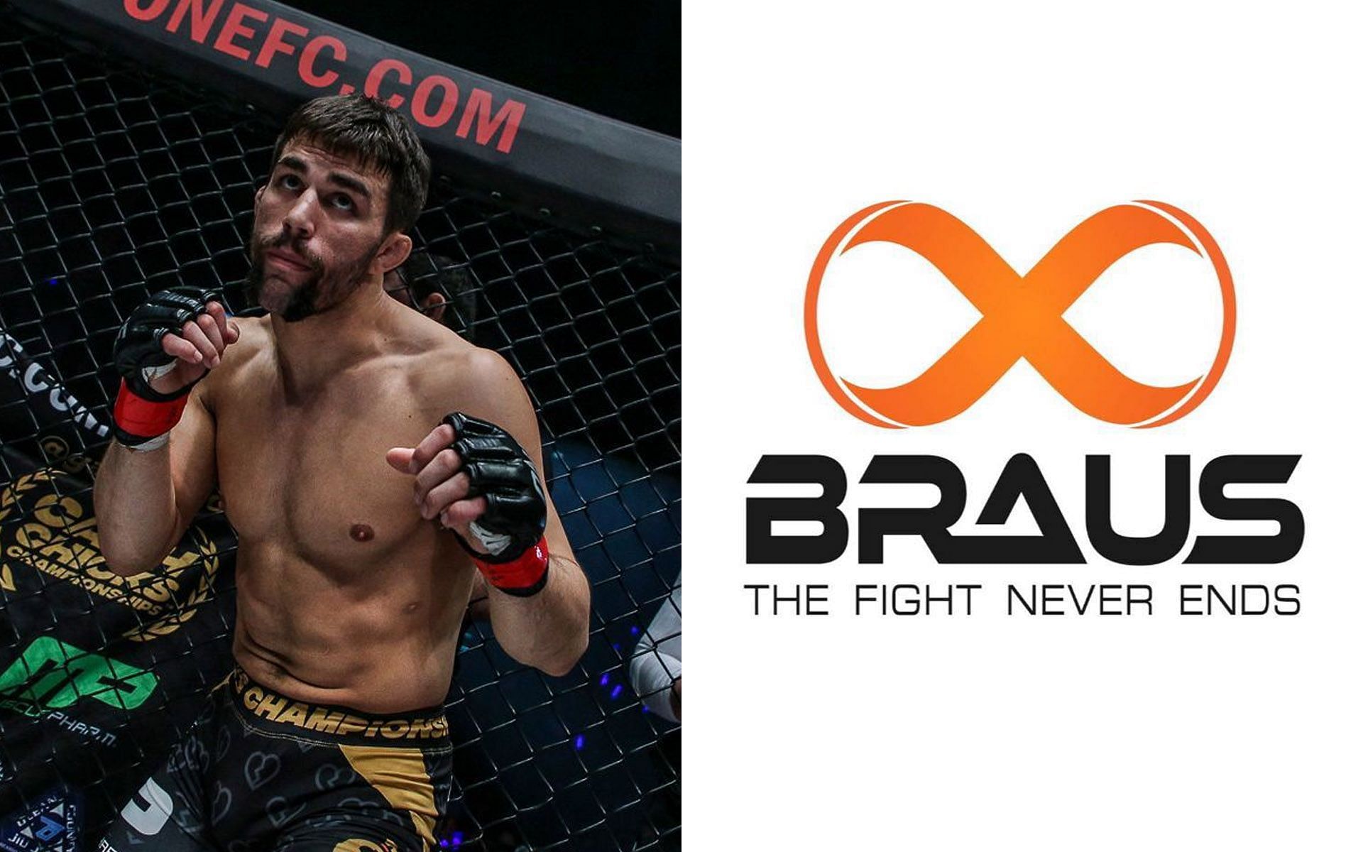 Garry Tonon is now part of the BRAUS Fight family. | [Photos: ONE Championship/BRAUS Fight Facebook]