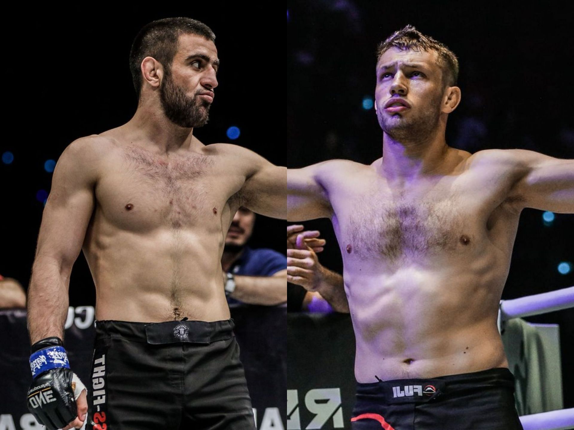 Kiamrian Abbasov (left) and Reinier de Ridder (right). [Photo: ONE Championship]