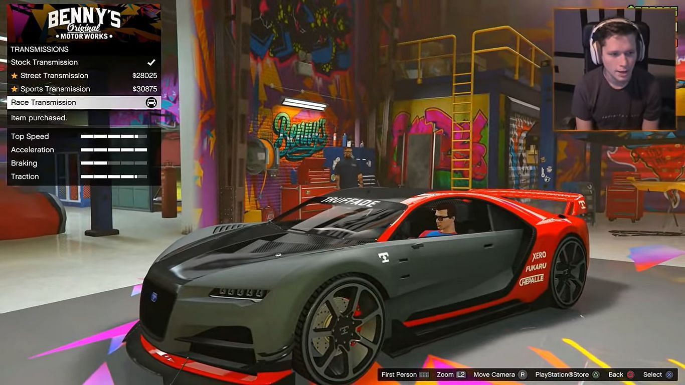 GTA Online player&#039;s personalized Nero looks amazing (Image via YouTube @TmarTn2)