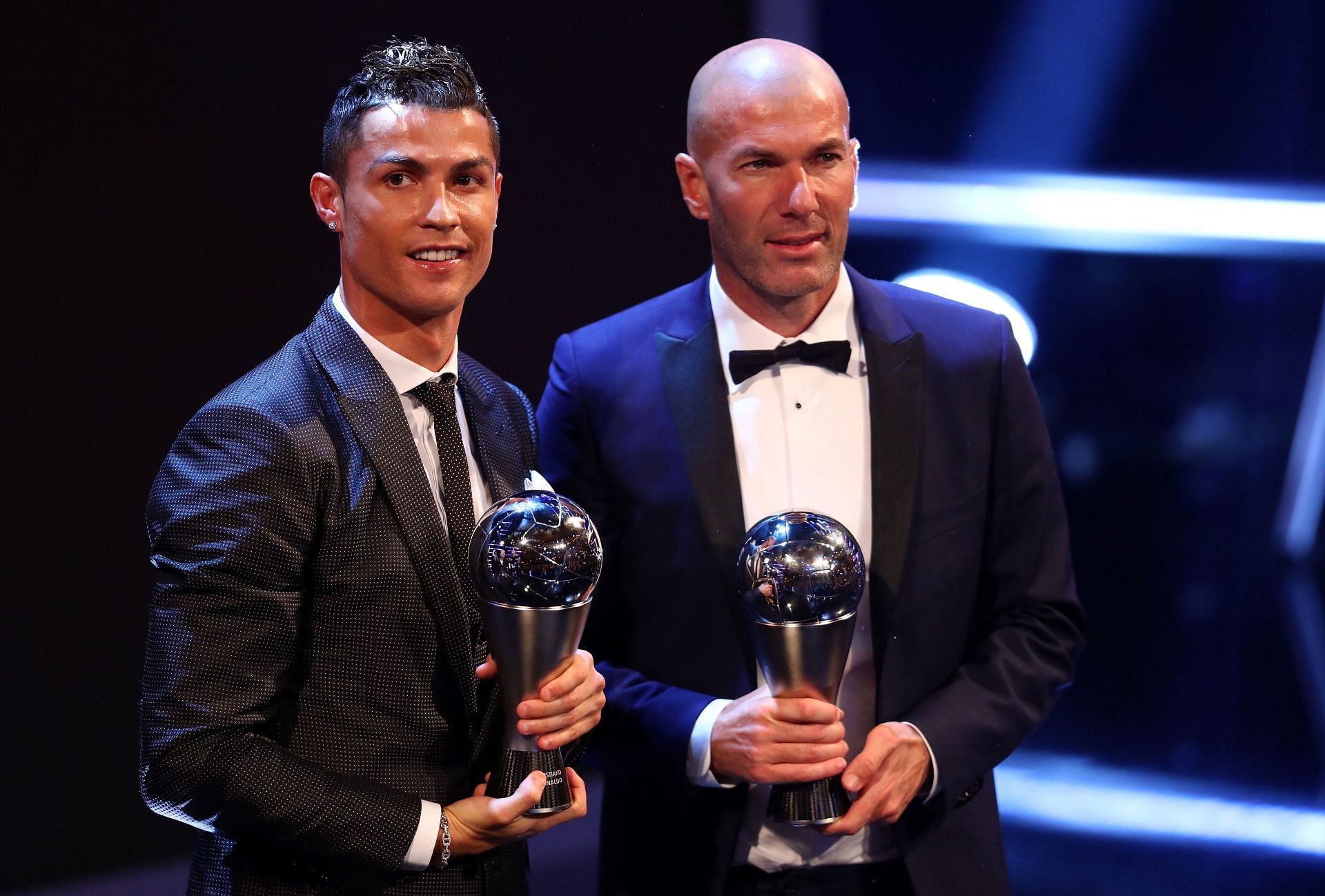 Real Madrid and Cristiano Ronaldo (L) were unstoppable under Zinedine Zidane (R)