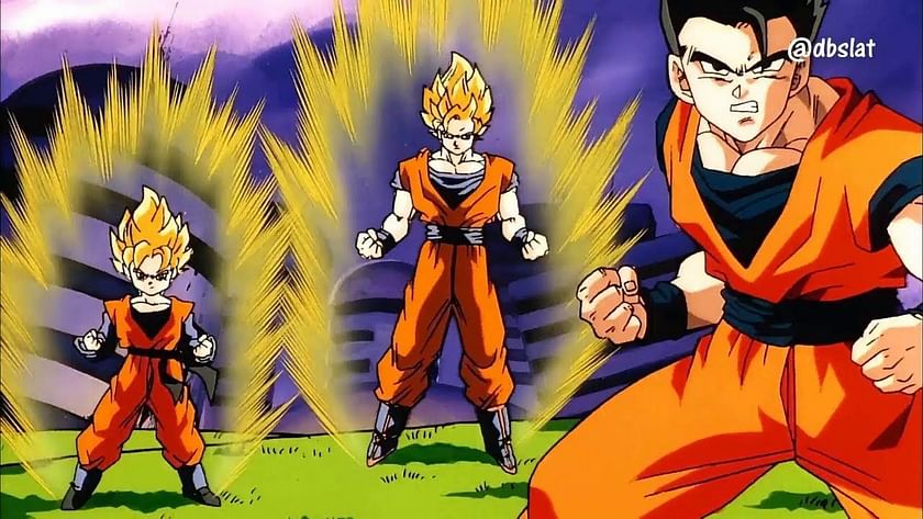 Goku, Gohan, and Goten  Dragon ball super manga, Anime dragon
