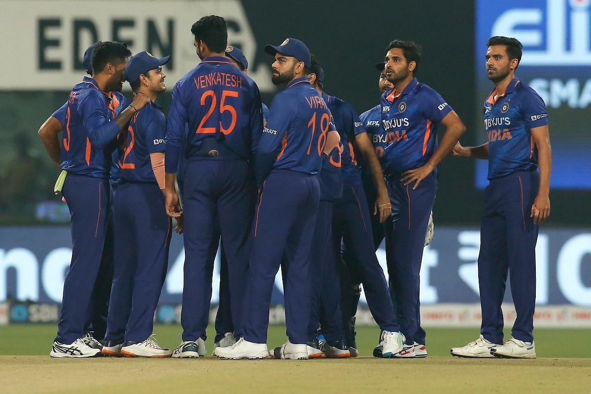 Team India during the 1st T20I. Pic: Getty Images