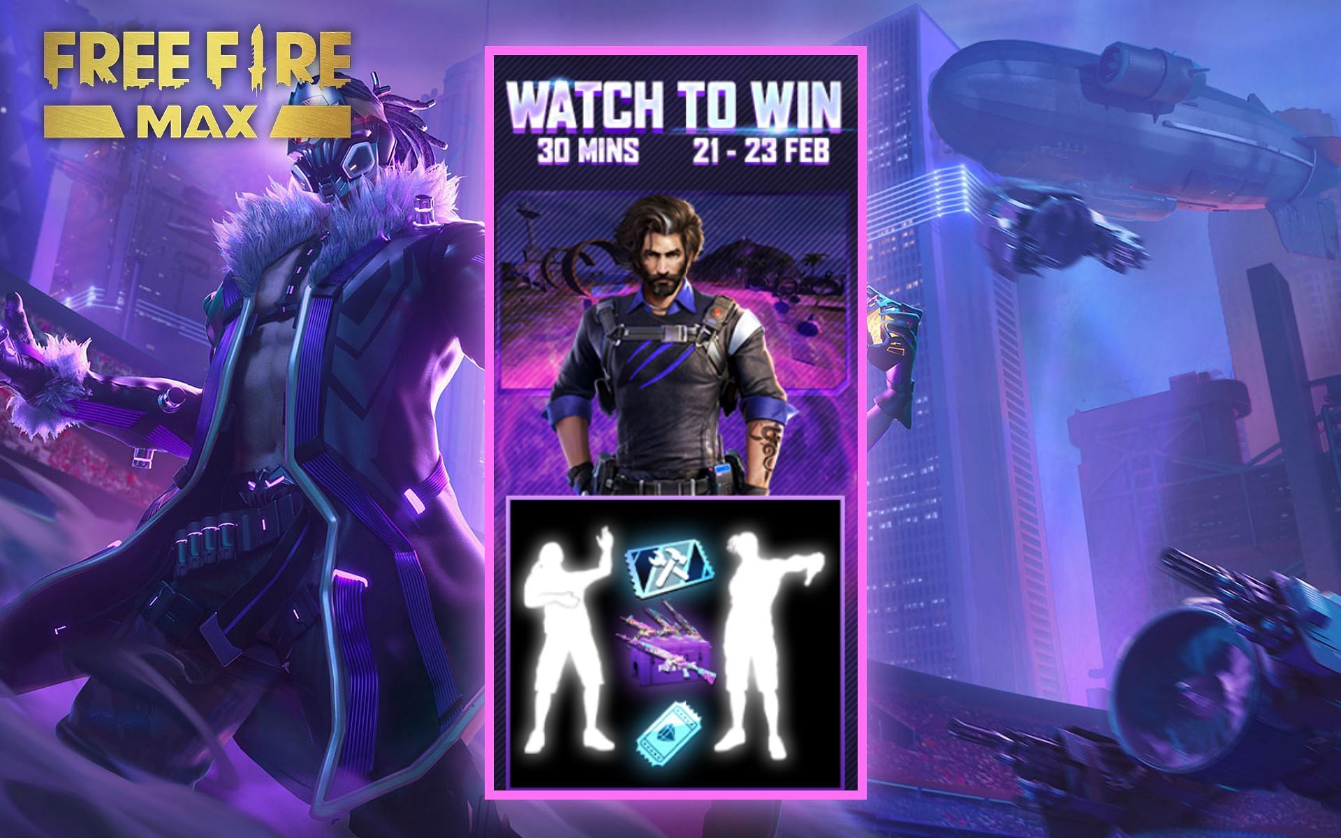 Watch to Win event features several emotes (Image via Sportskeeda)