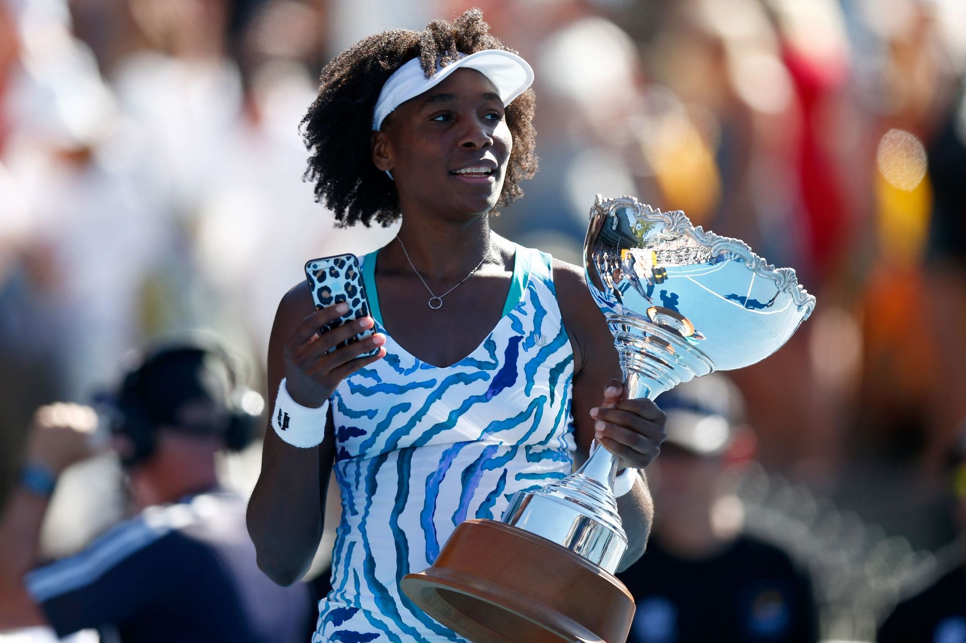 Venus Williams won the Auckland Open for the first time in 2015