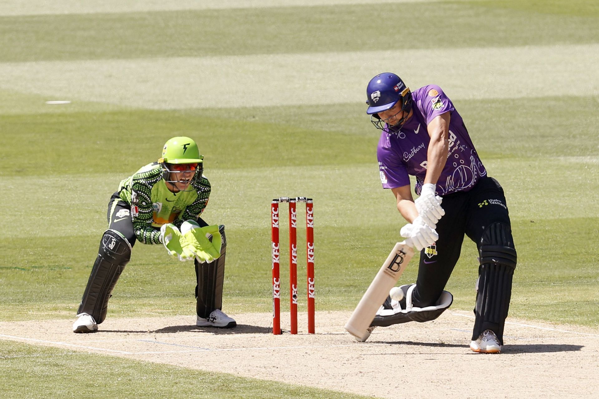 Tim David batting in the BBL. Pic: Getty Images
