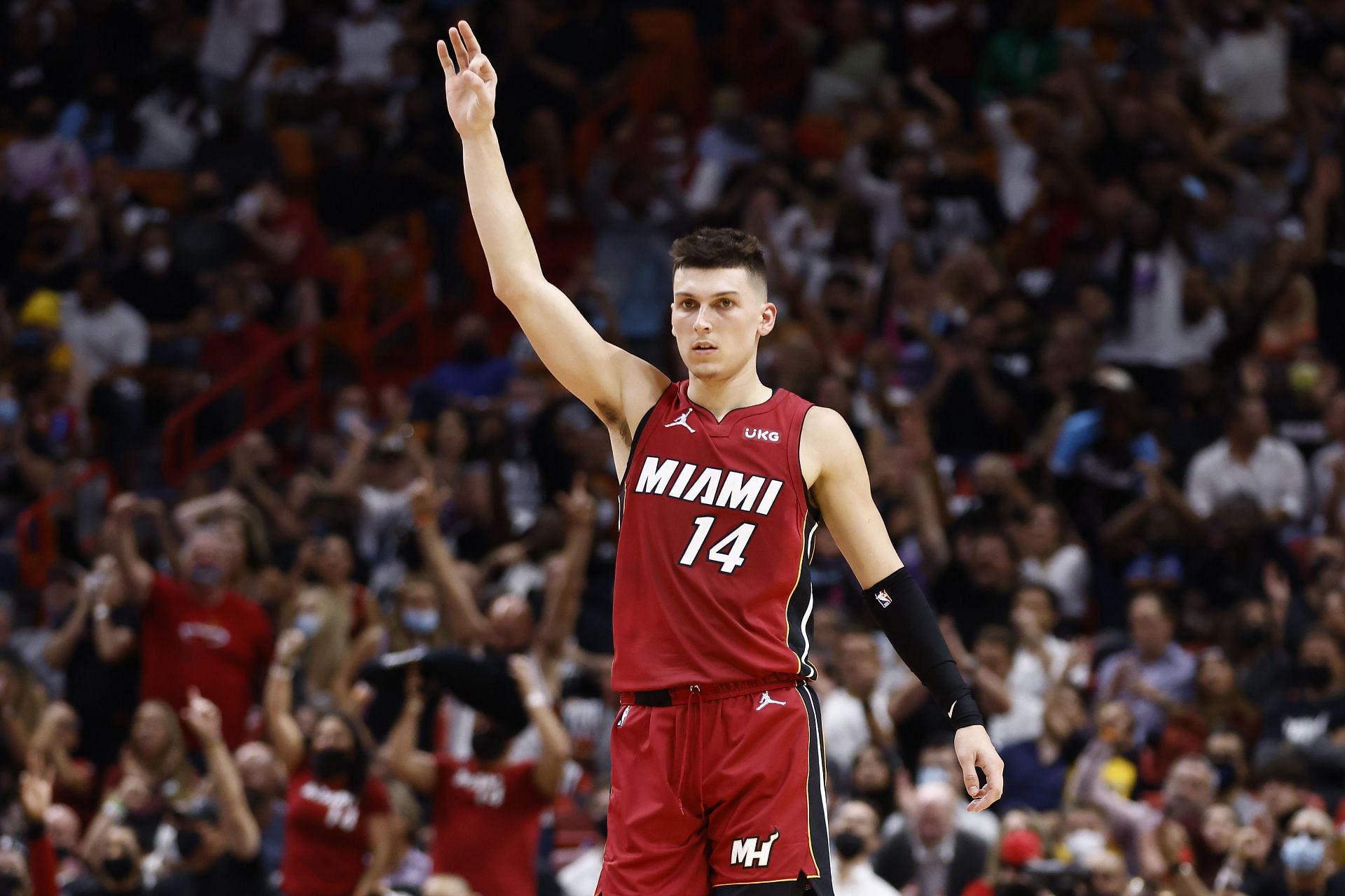 Miami Heat guard Tyler Herro continues to lead the Sixth Man of the Year race