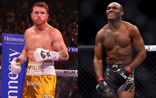 Kamaru Usman continues to call for a fight with Canelo Alvarez