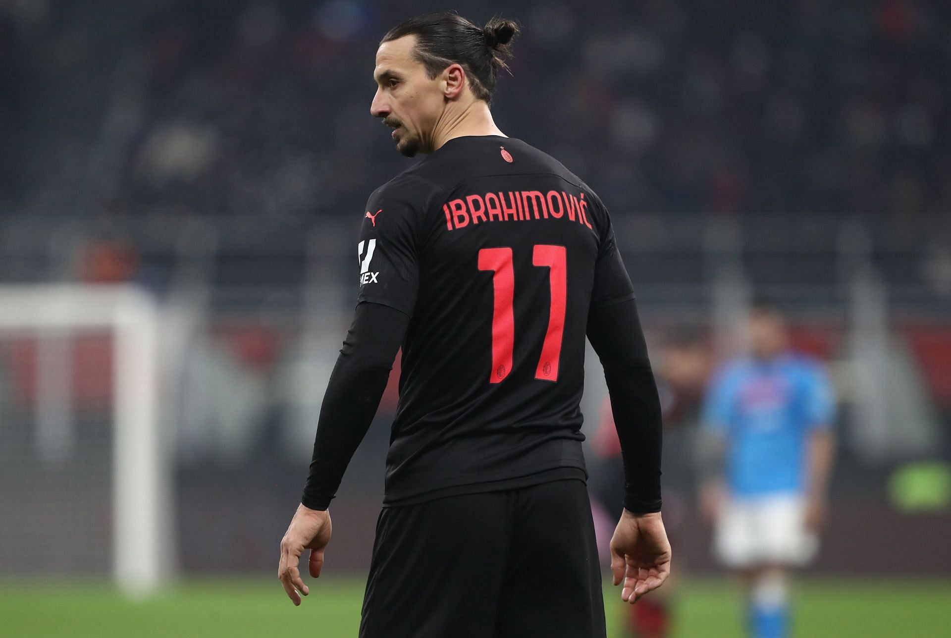 Zlatan Ibrahimovic, in action for AC Milan