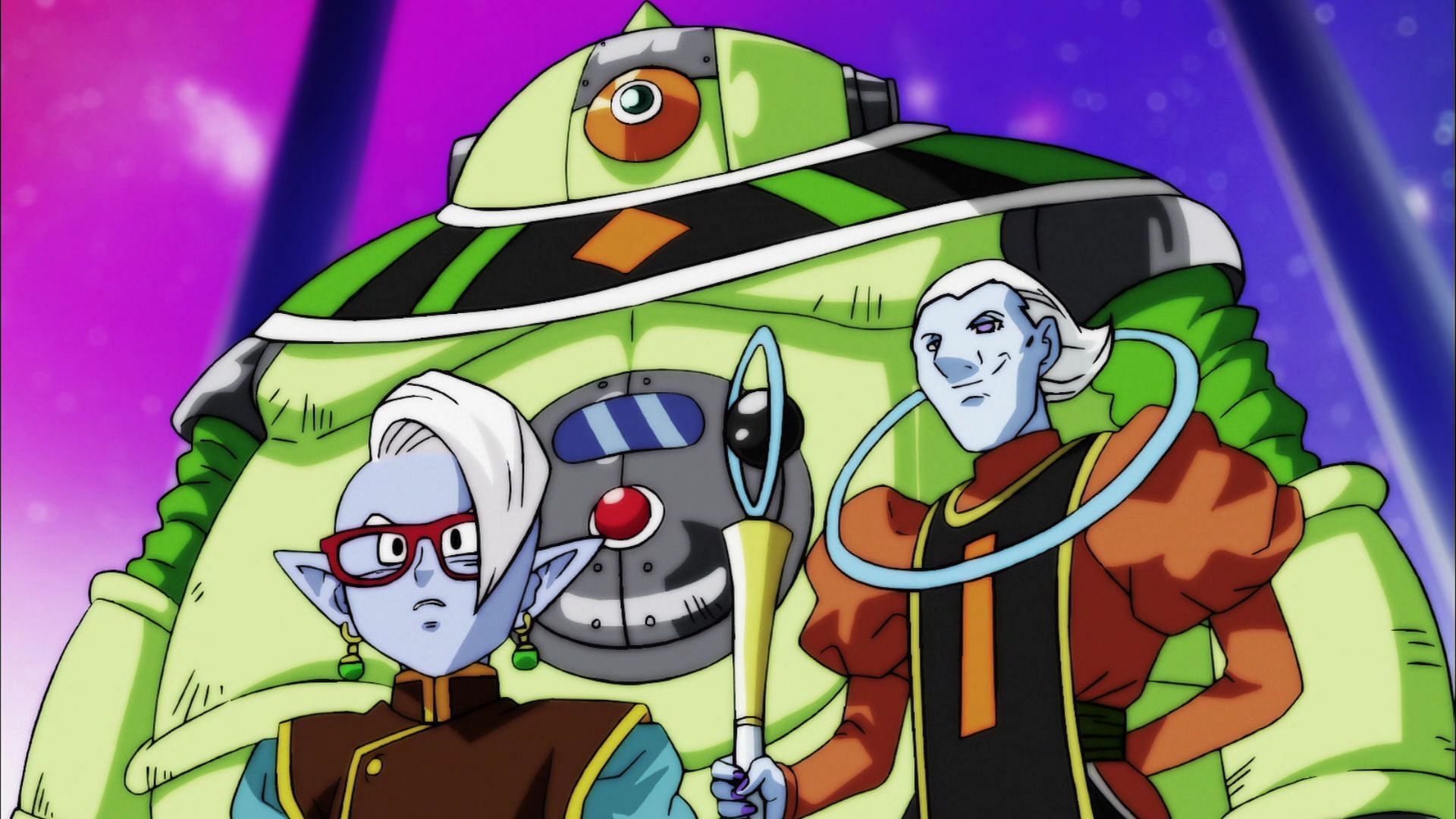 Mosco (Center) with Camparri (right) and Eyre (right) (Image via Toei Animation)
