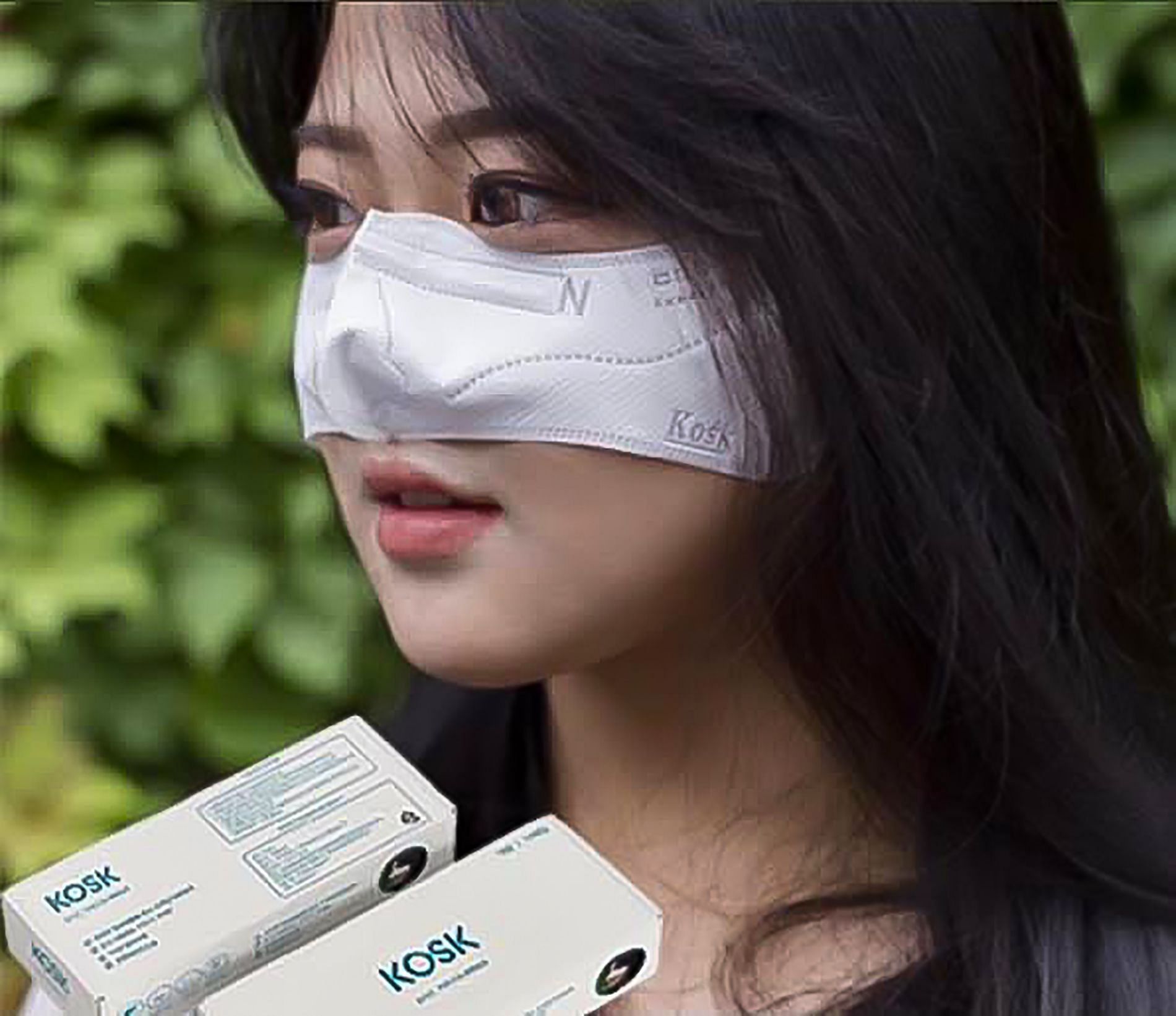 South Korean company Atman&#039;s new mask design (Image via Twitter - Sokeel Park, South Korea&#039;s Country Director/@sokeel)