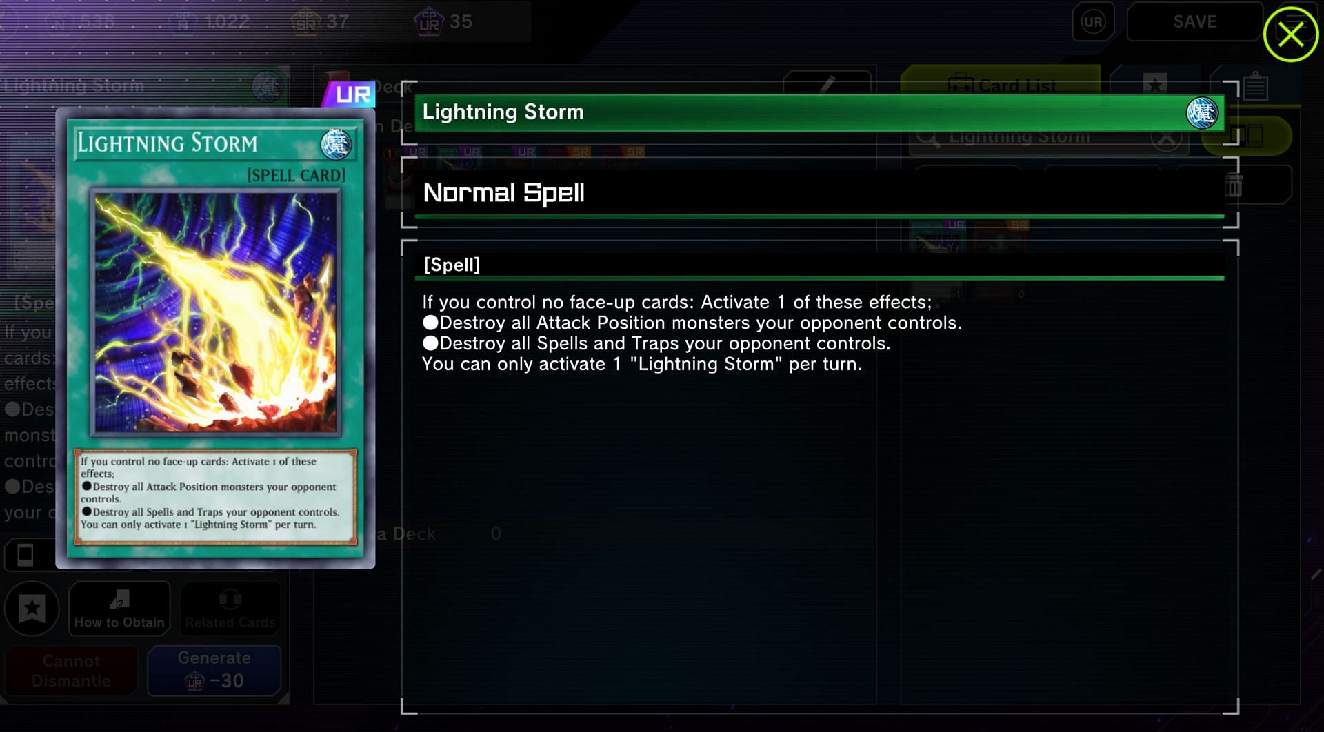 Lightning Storm stops the combo in one of two ways, and that&#039;s a great thing to see (Image via Konami)