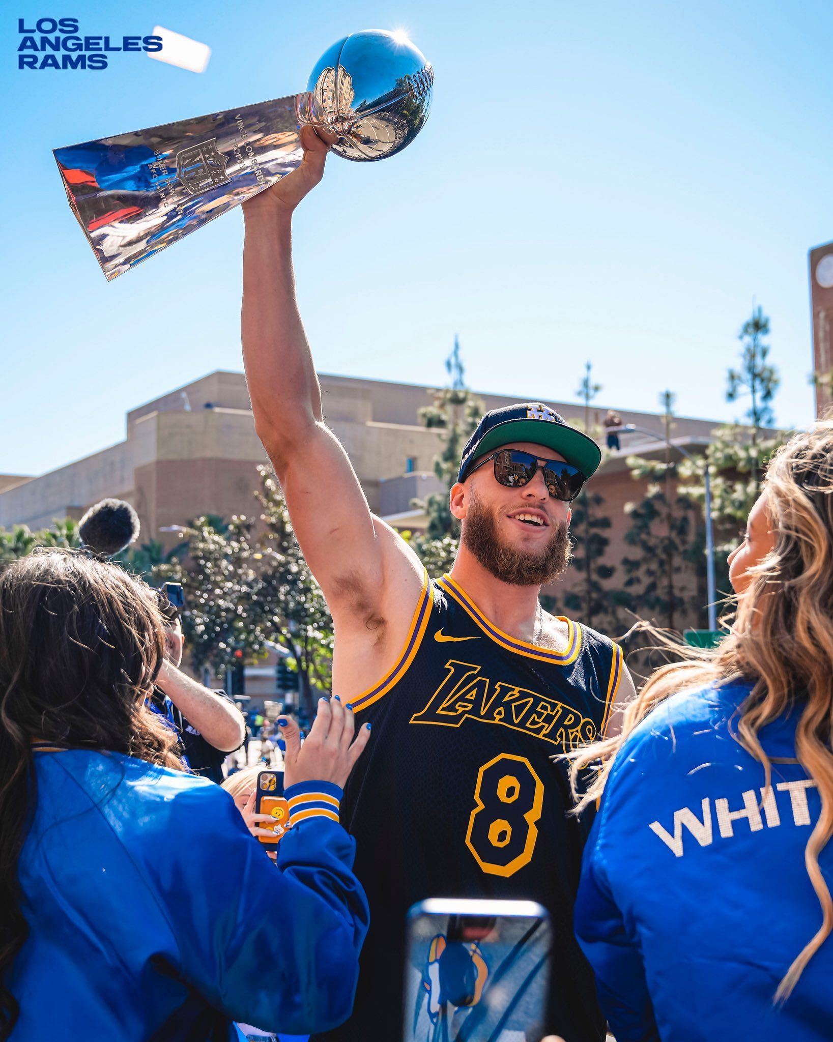 Cooper Kupp shows up in Kobe Bryant Lakers jersey to Super Bowl parade -  Sports Illustrated