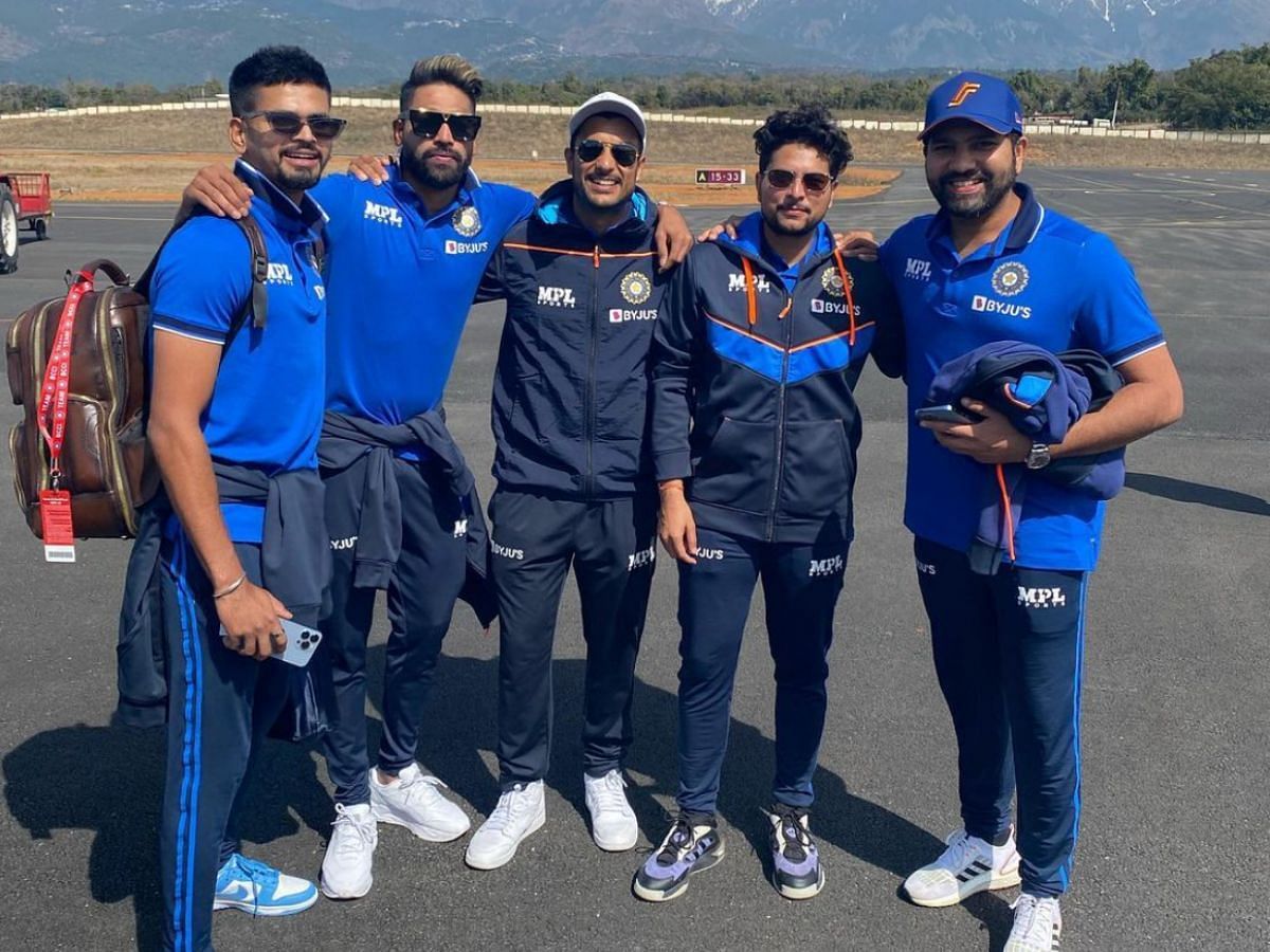 Team India is all smiles ahead of their first Test in Punjab