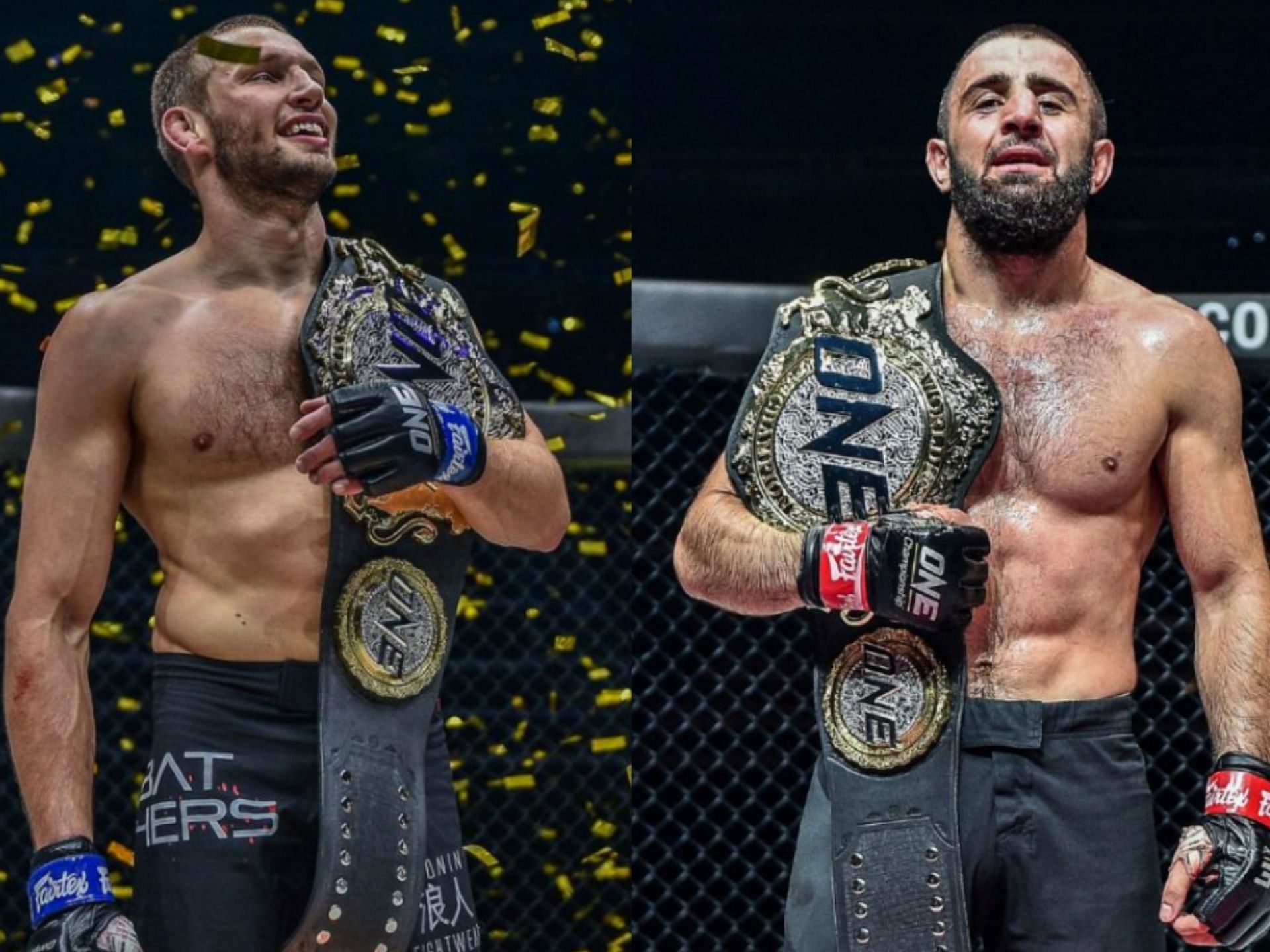 Reinier De Ridder (left) and Kiamrian Abbasov (right). [Photo: ONE Championship]