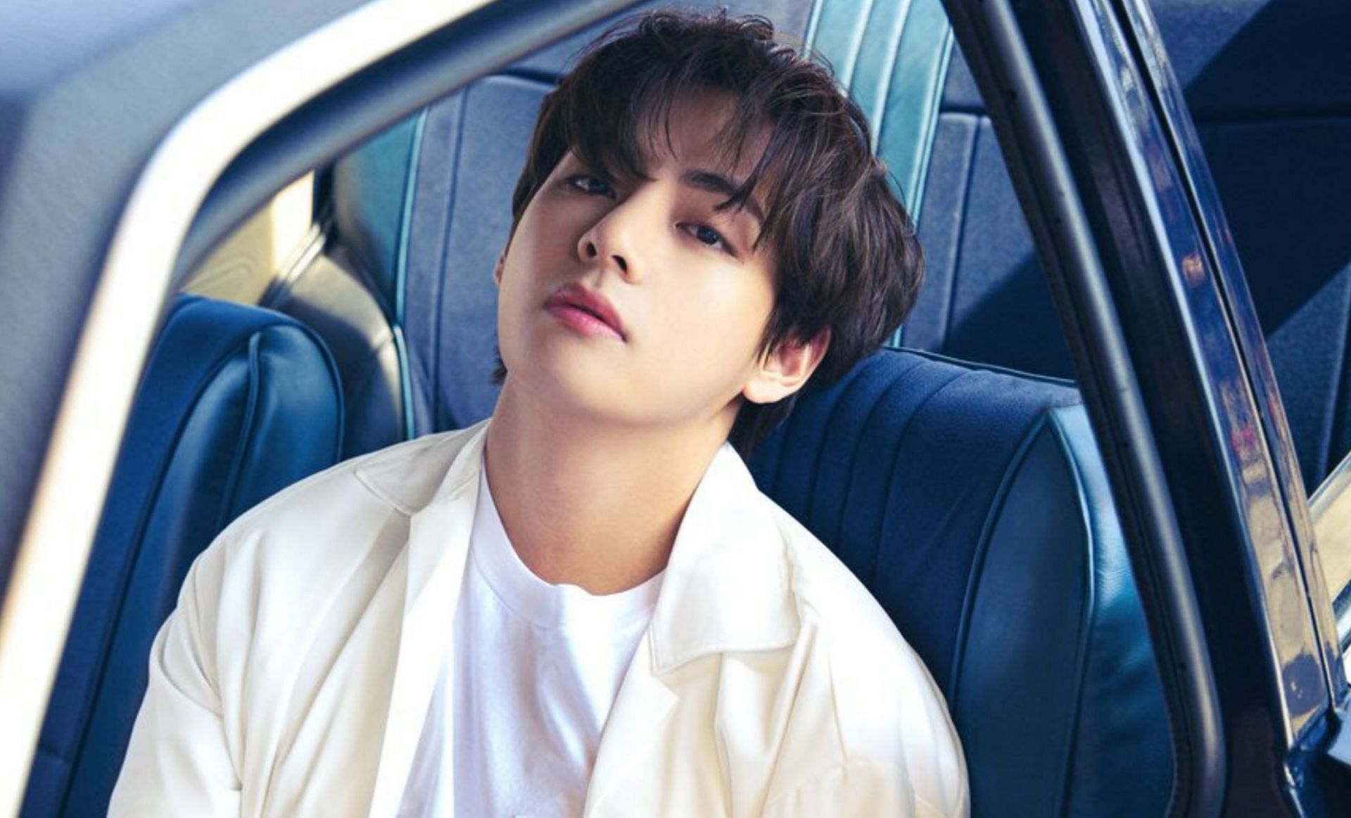 BTS&#039; V &#039;Butter&#039; Concept Photo (Image via @BIGHIT_MUSIC/Twitter)