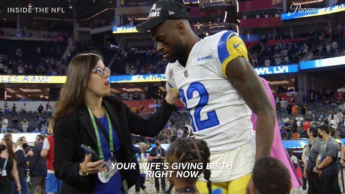 Watch Van Jefferson's Son, Born After Super Bowl Win, Greet Him on