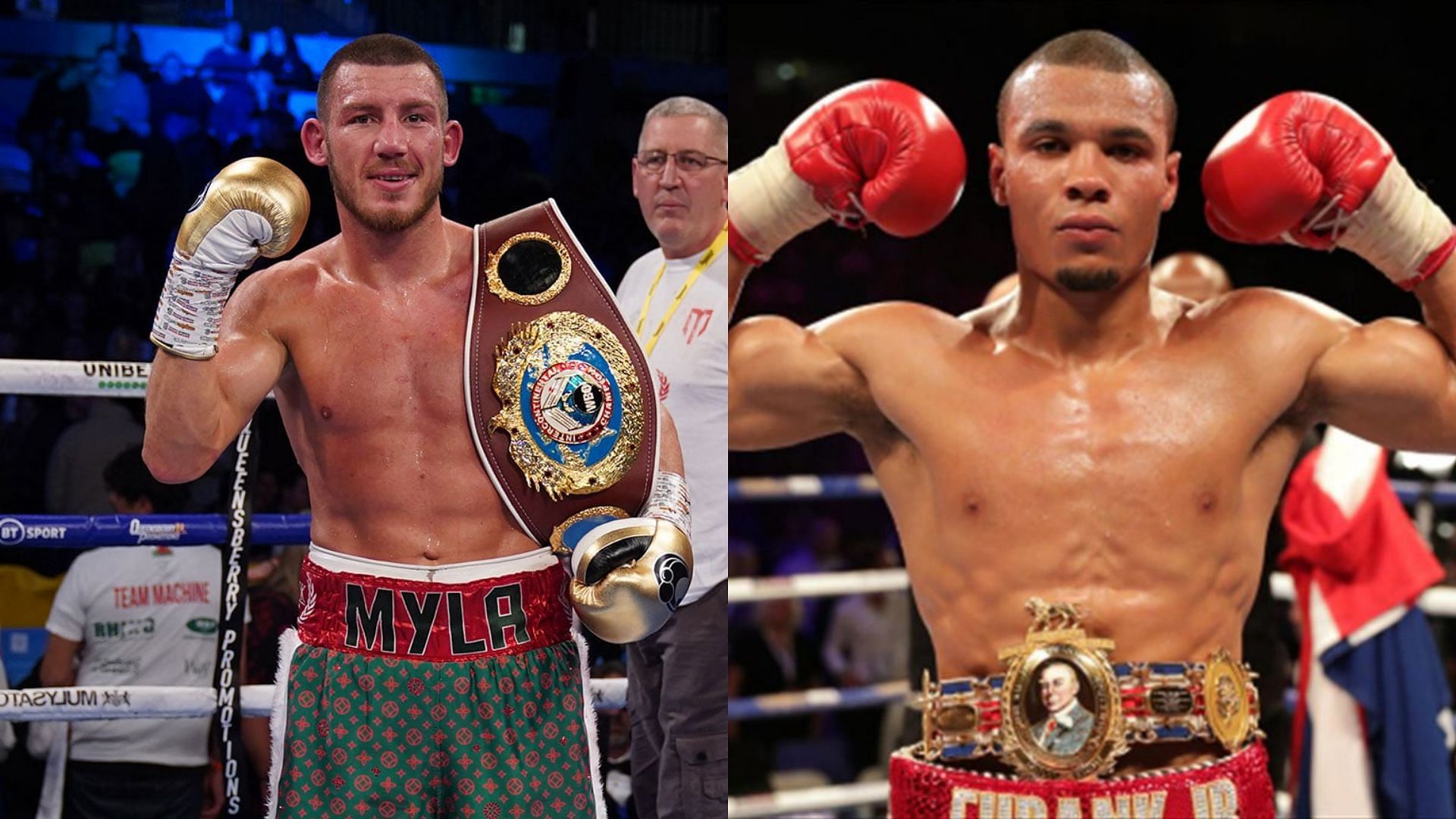 Liam Williams (left) and Chris Eubank Jr. (right)
