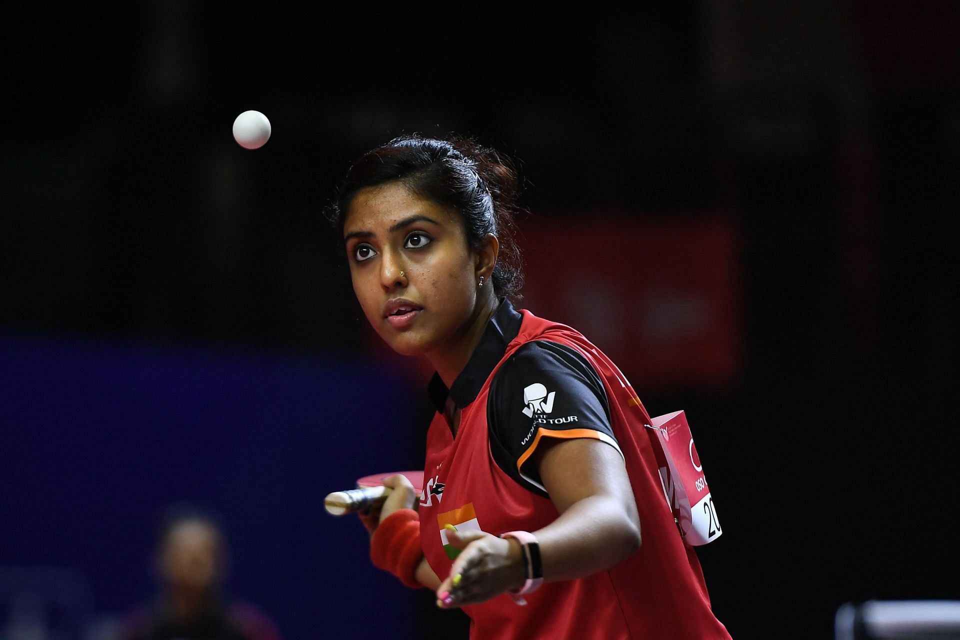 Ayhika Mukherjee in action. (PC: Getty Images)