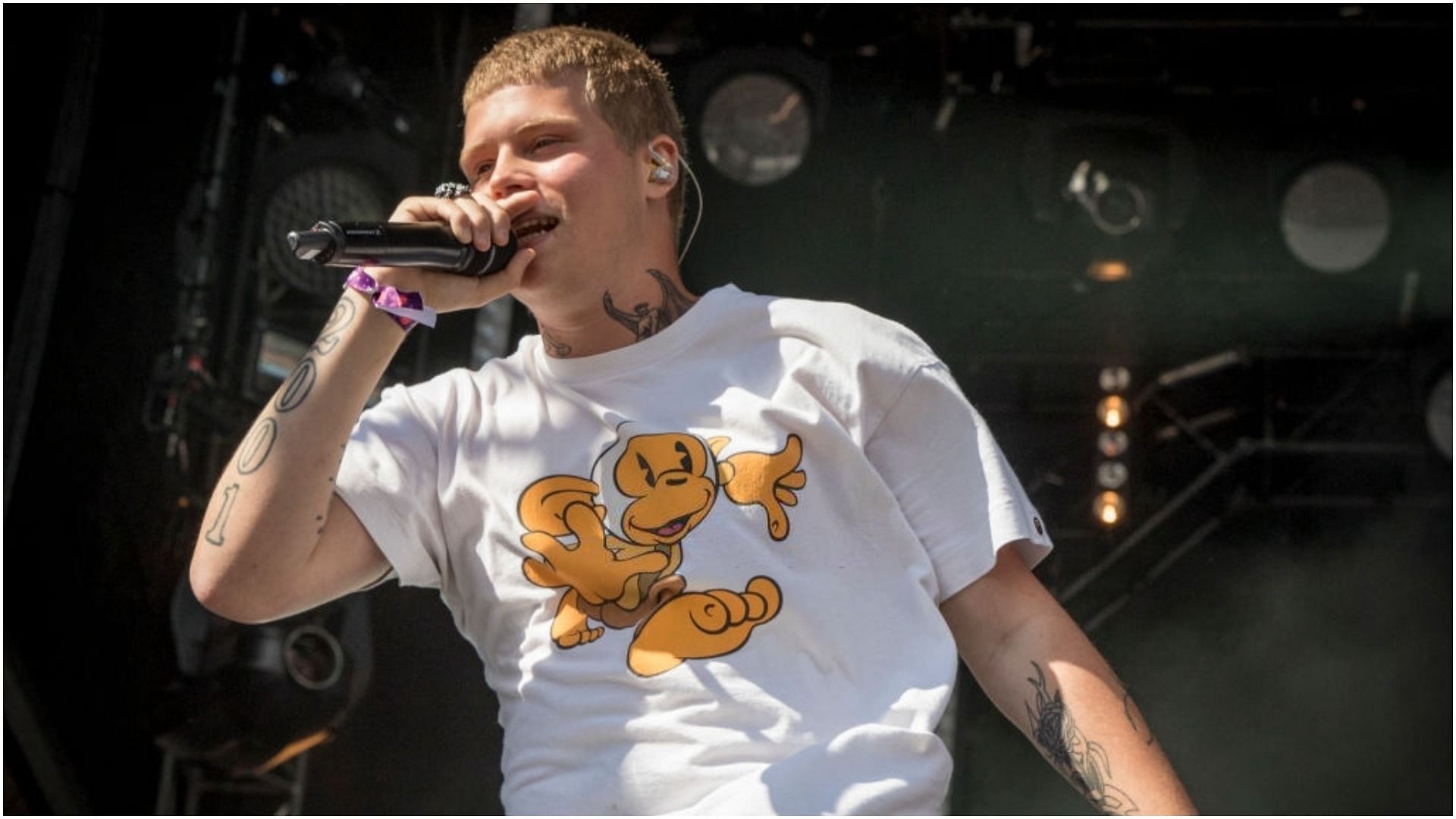 Yung Lean performs on Day 2 of the Osheaga Music and Art Festival at Parc Jean-Drapeau (Image via Mark Horton/Getty Images)