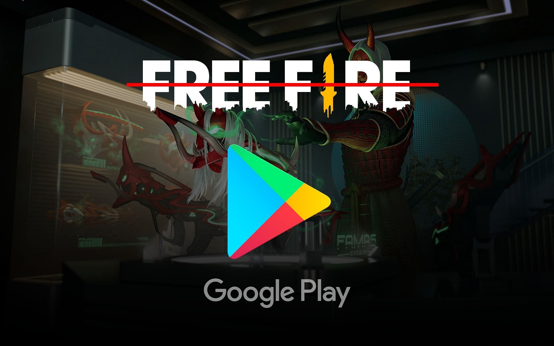 The game is removed from the Google Play Store as well (Image via Garena)