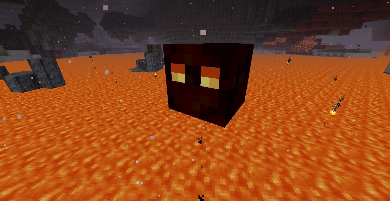 Which Minecraft mobs spawn in the Basalt Deltas?