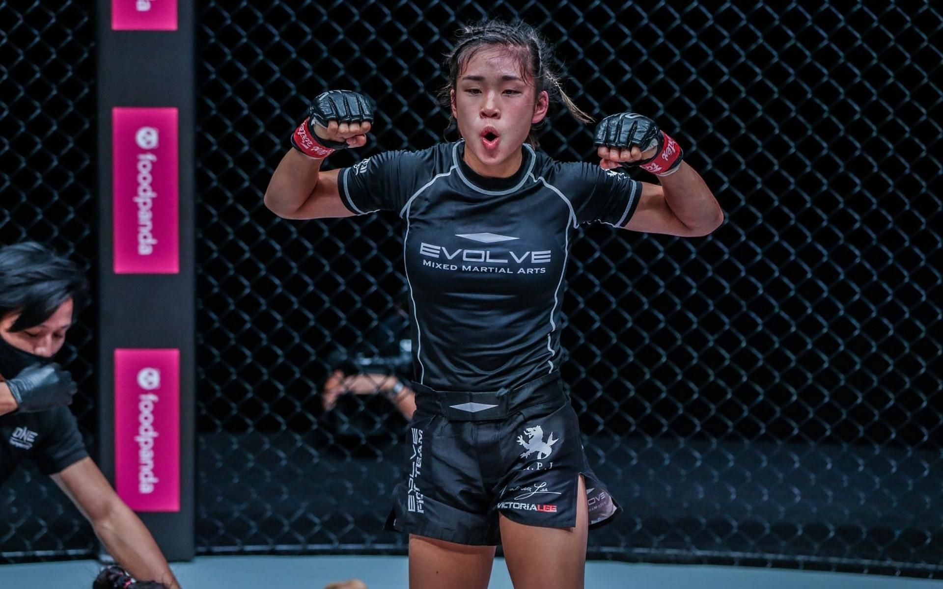 17-year-old Victoria Lee is one of the most promising MMA prospects today. (Image courtesy of ONE Championship)