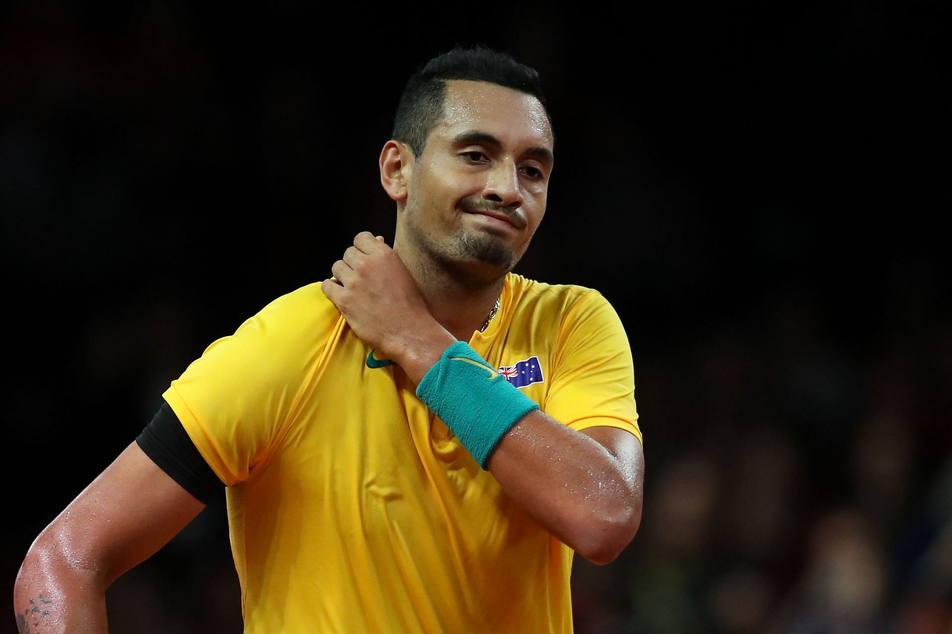 Nick Kyrgios has represented Australia on five occasions at the Davis Cup