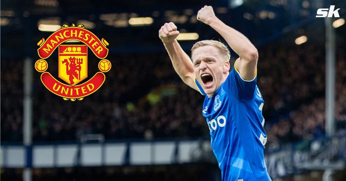 van de Beek enjoyed his first Premier League outing for Everton