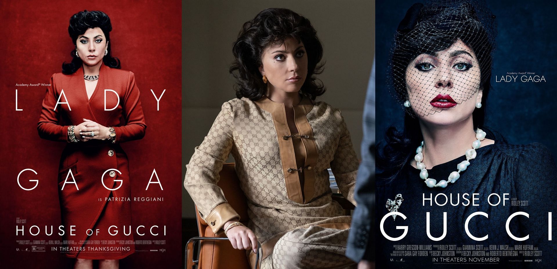 Lady Gaga as Patrizia Reggiani in House of Gucci (Image via MGM and Universal Pictures)