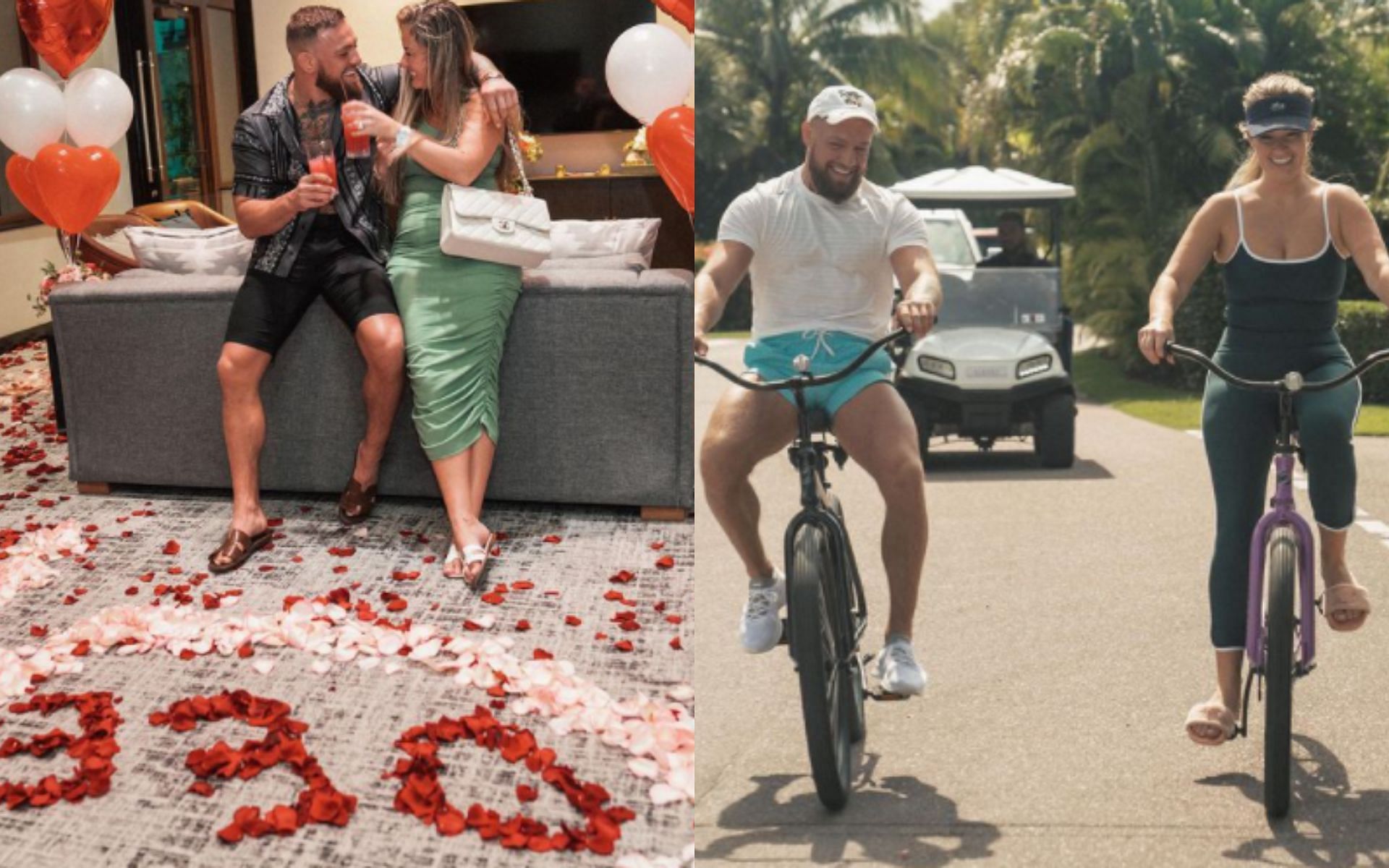 Conor McGregor with his longtime girlfriend Dee Devlin [Images courtesy - @thenotoriousmma on Instagram]